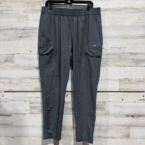BCG Cargo Jogger Pants Men XL Gray Ripstop Stretch Athleisure EUC